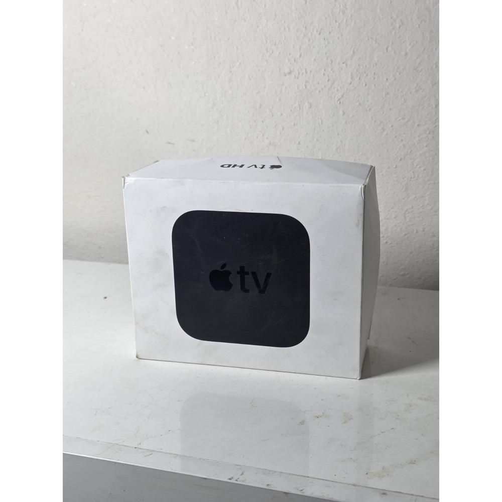 Apple TV Media Streamer Box, Black, with Remote Model A1625 - Picture 2 of 10